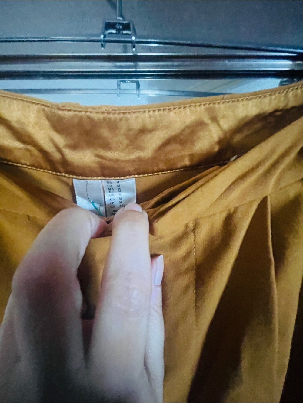 Forever 21 Mustard High Waist Tapered Ankle Trousers 90s Minimalist, size M - Picture 6 of 8